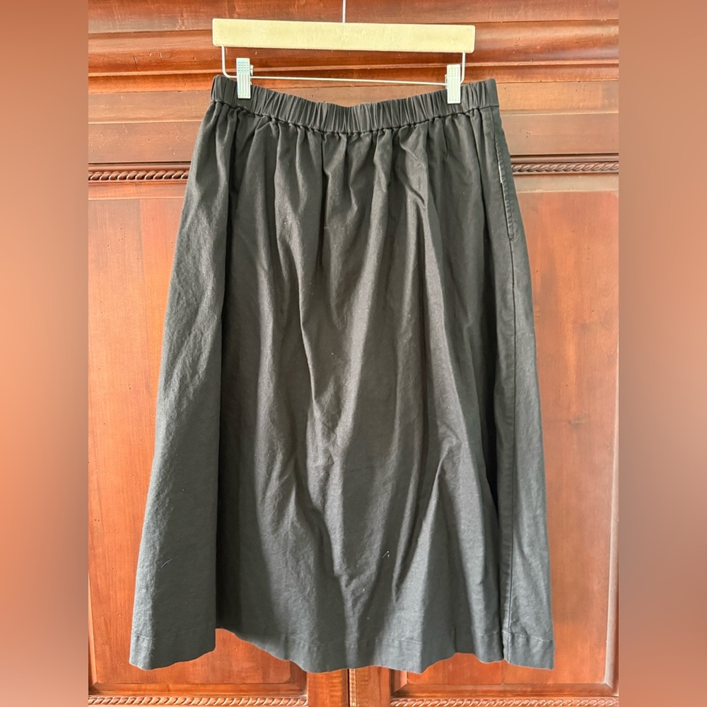Marimekko Black Linen Skirt